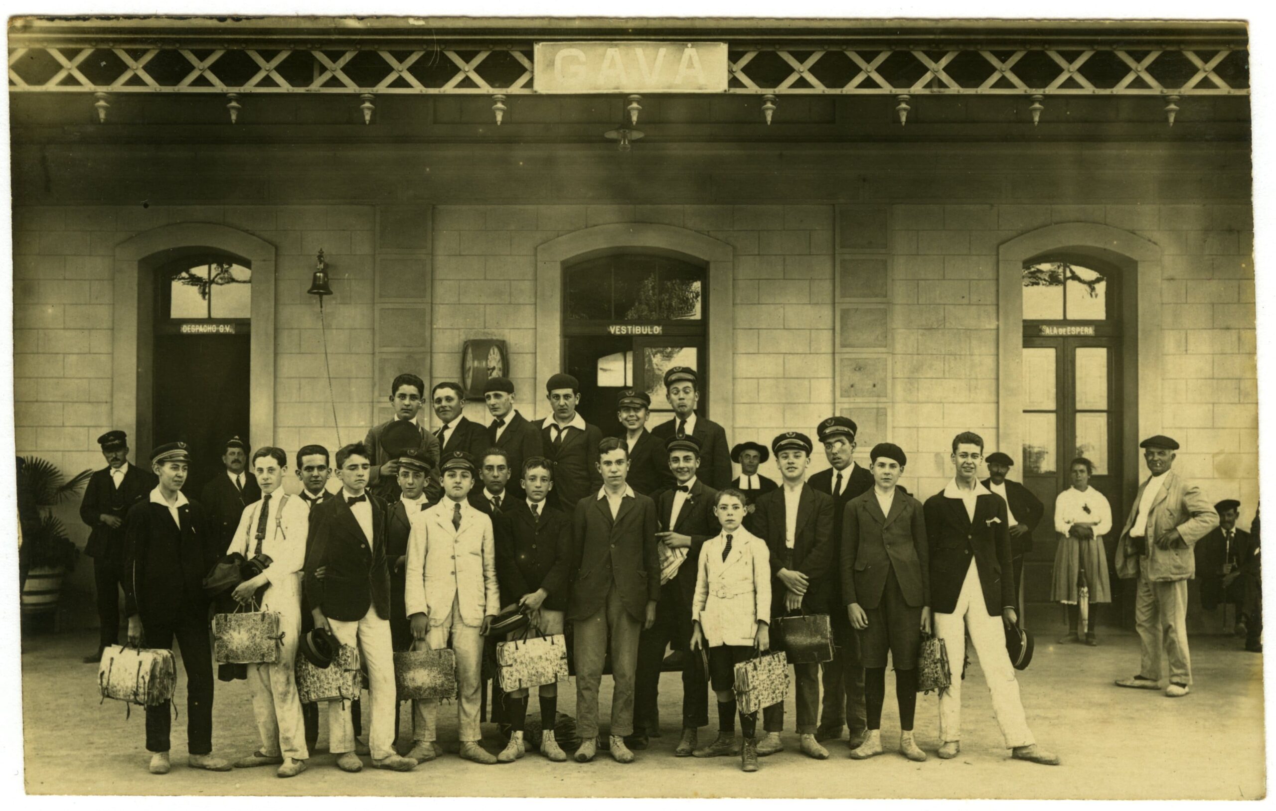Excursió d'alumnes de la Salle Bonanova a Gavà