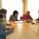 Signatura del conveni amb Francesc Català