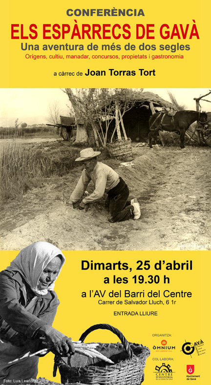 Xerrada Els espàrrecs a Gavà