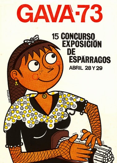 Cartell Fira d'espàrrecs de 1973