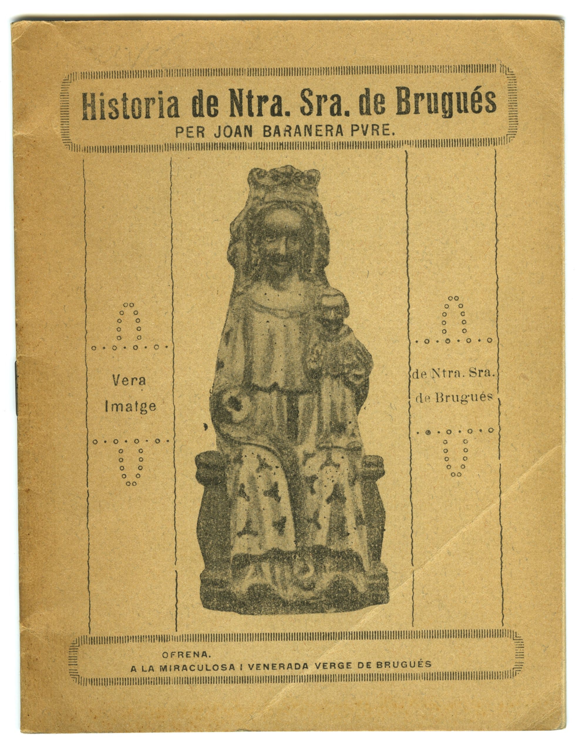 Portada del llibre de Joan Baranera