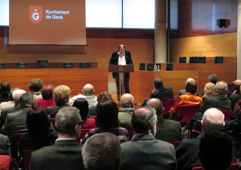 Acte de reconeixement als col·laboradors del Centre d'Història de Gavà